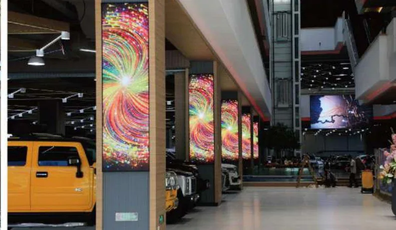 Shopping mall LED displays