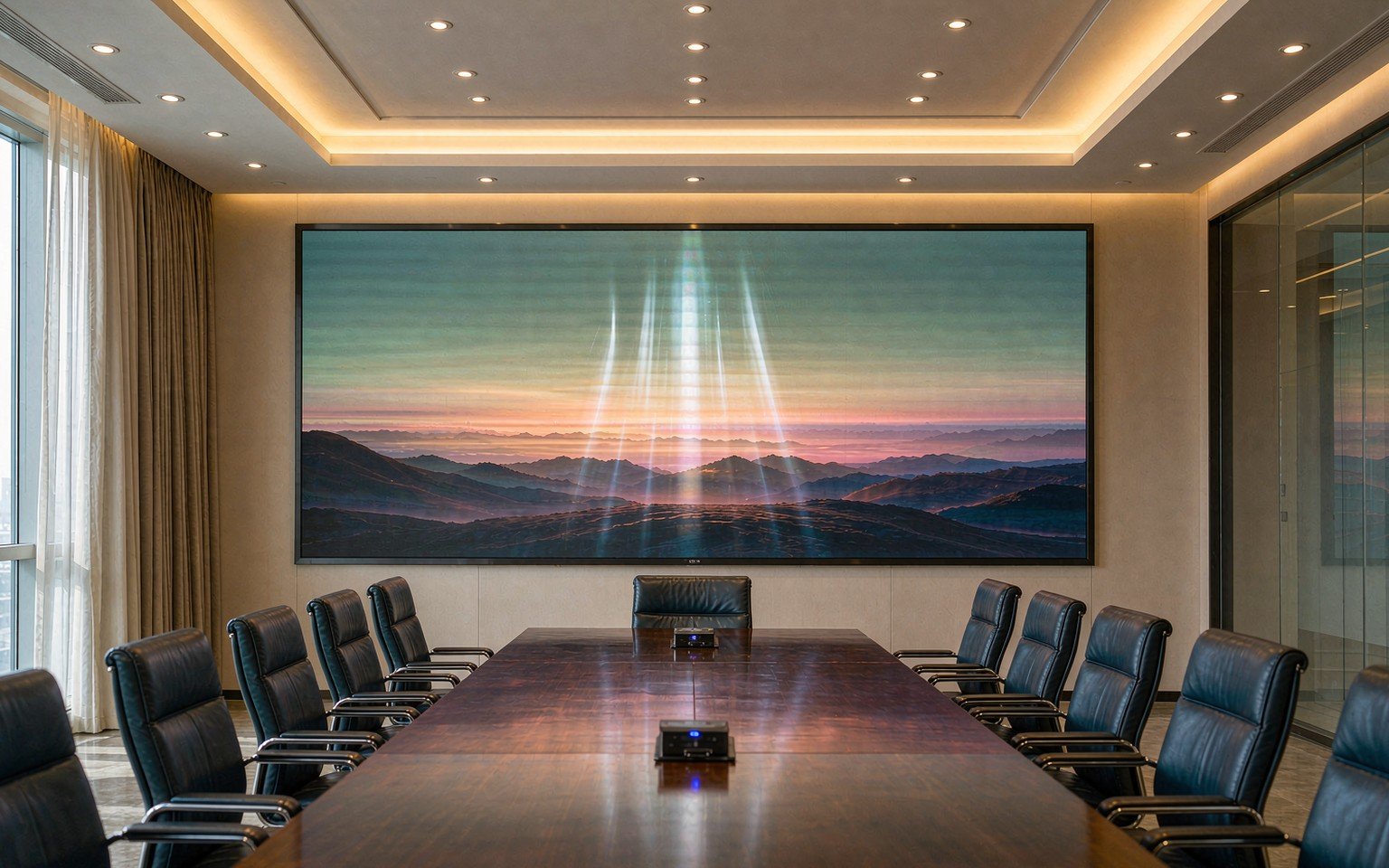 Boardroom LED display