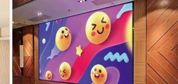 Lobby LED feature wall