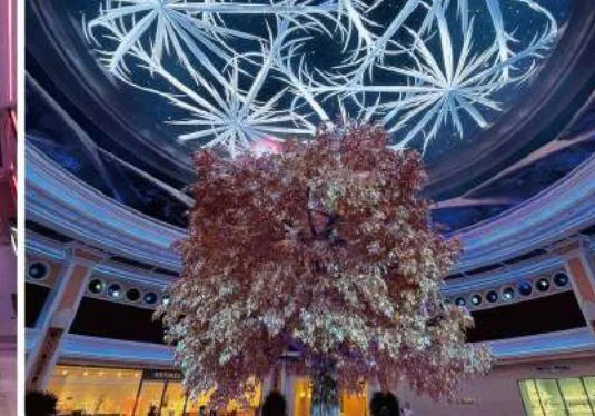 Custom LED chandelier