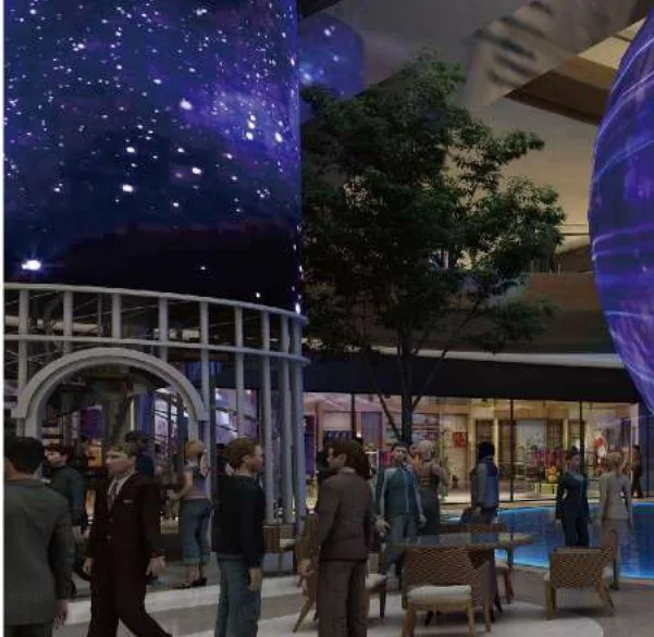 Custom spherical LED installation