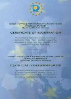 Environmental certificate of registration