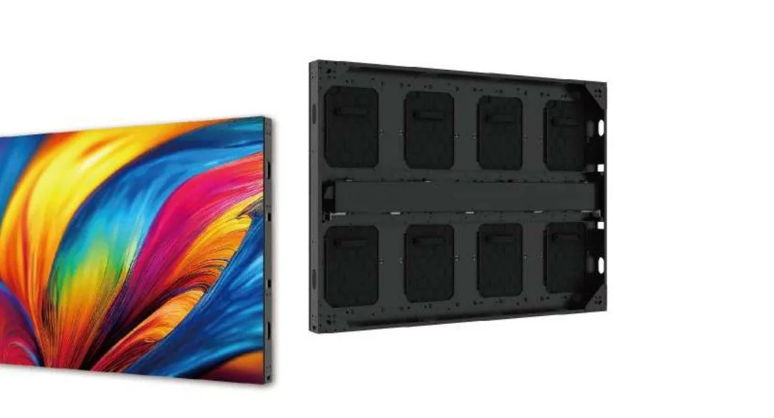 E4 H LED cabinet front and back design