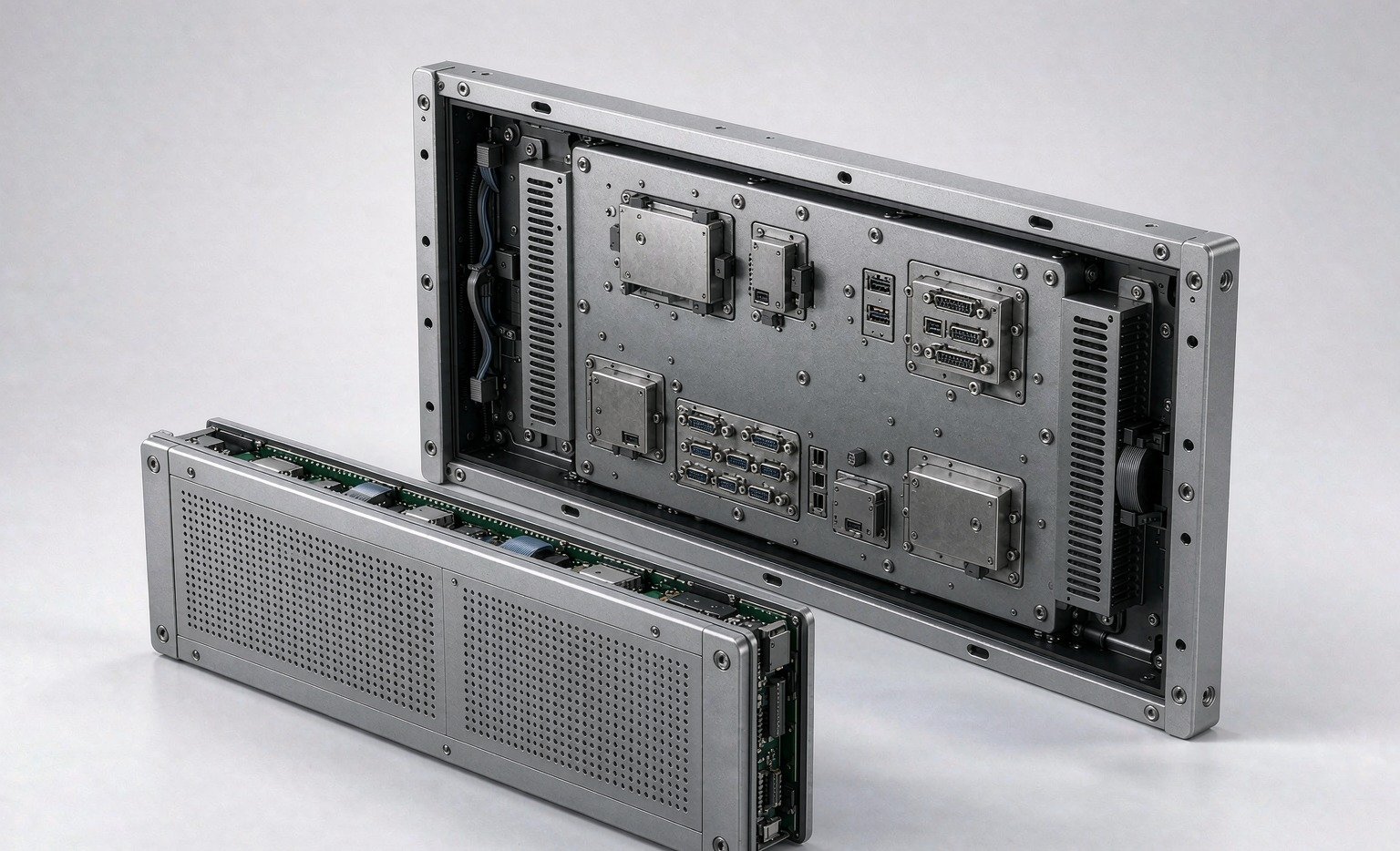 LB LED cabinet front and back design