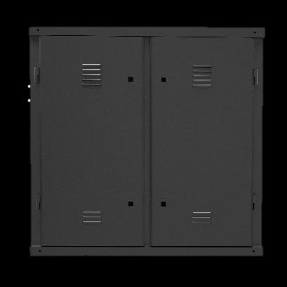 LE Steel LED cabinet front and back design
