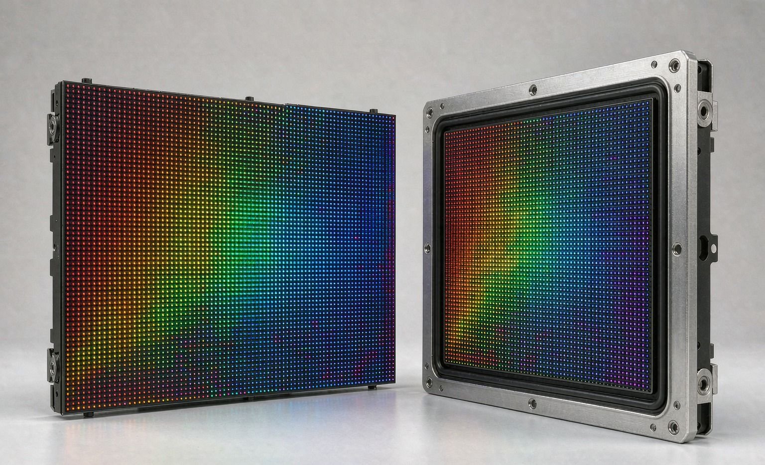 LH Module LED cabinet front and back design
