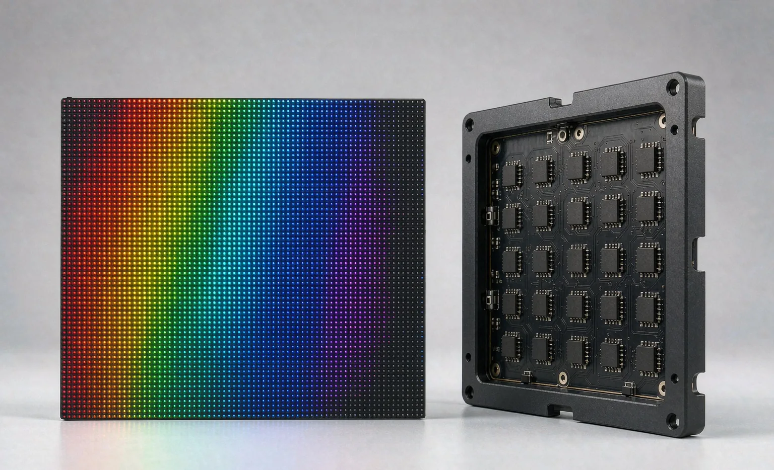LP Pro LED cabinet front and back design