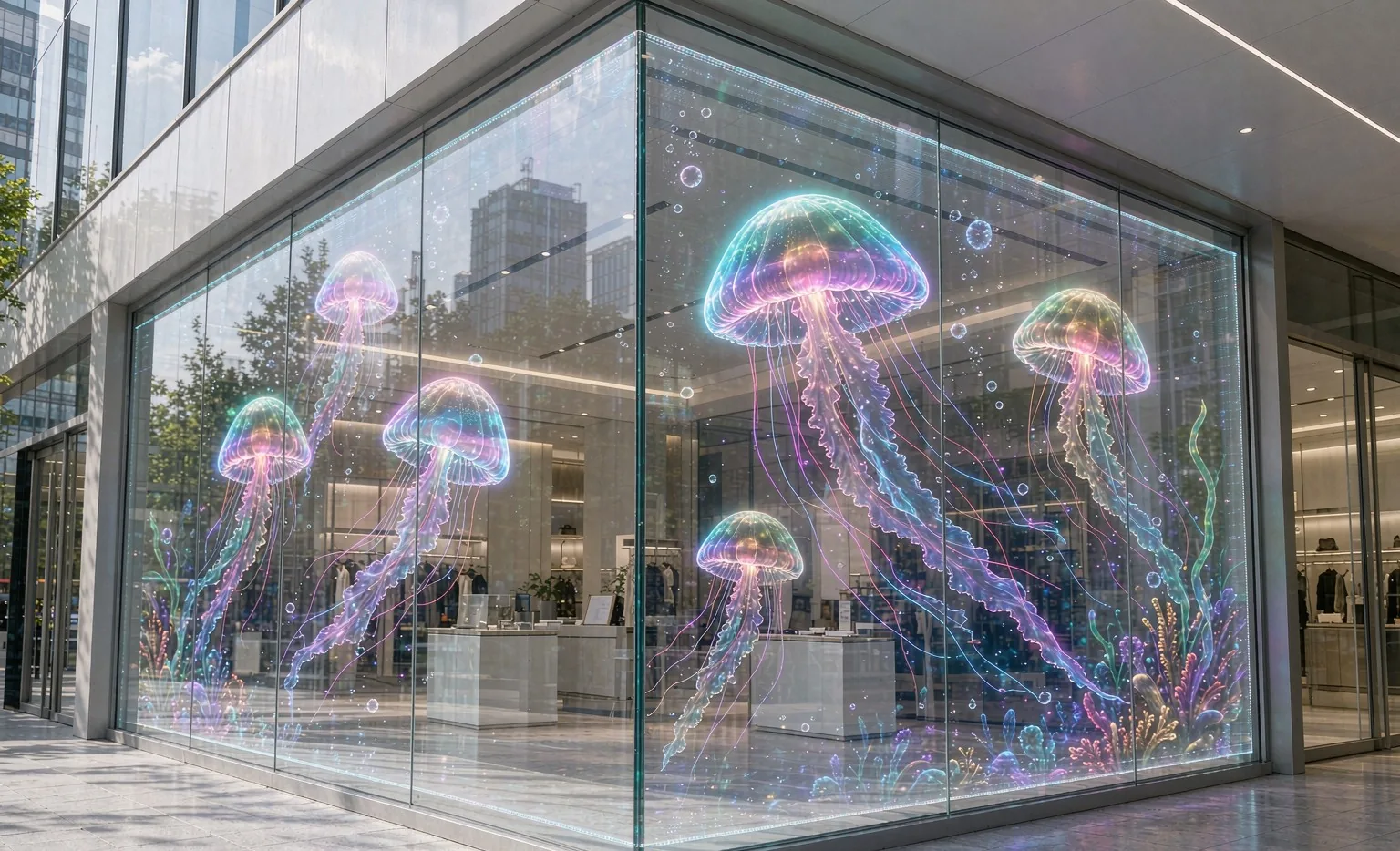 LT Holographic Transparent LED Film Screen