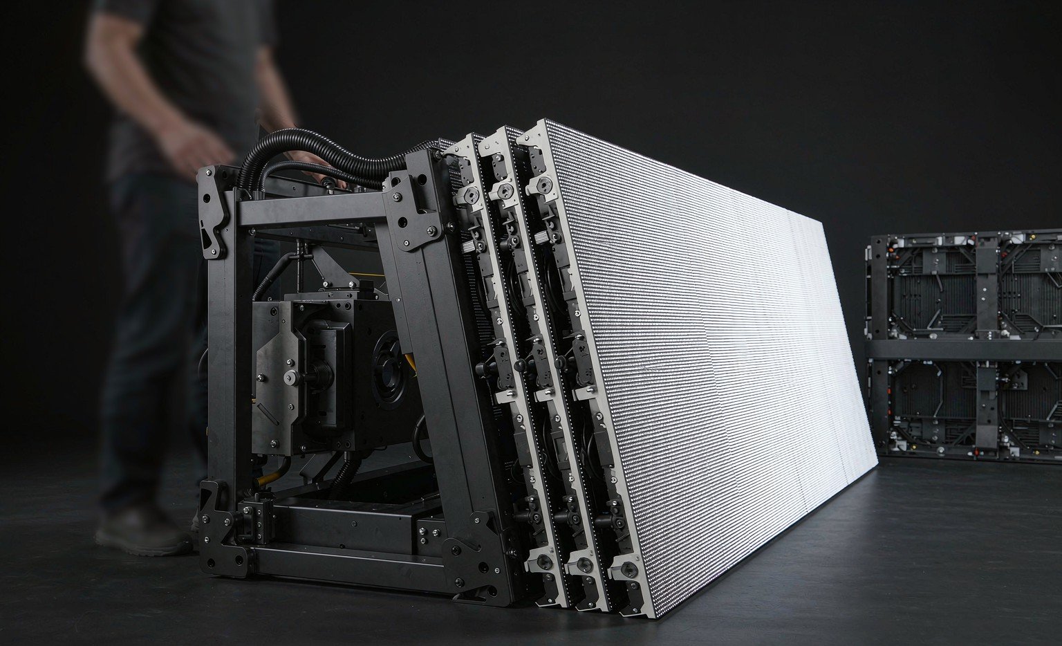 LW Fold LED cabinet front and back design