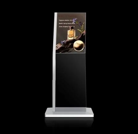 OLED Transparent LED cabinet front and back design